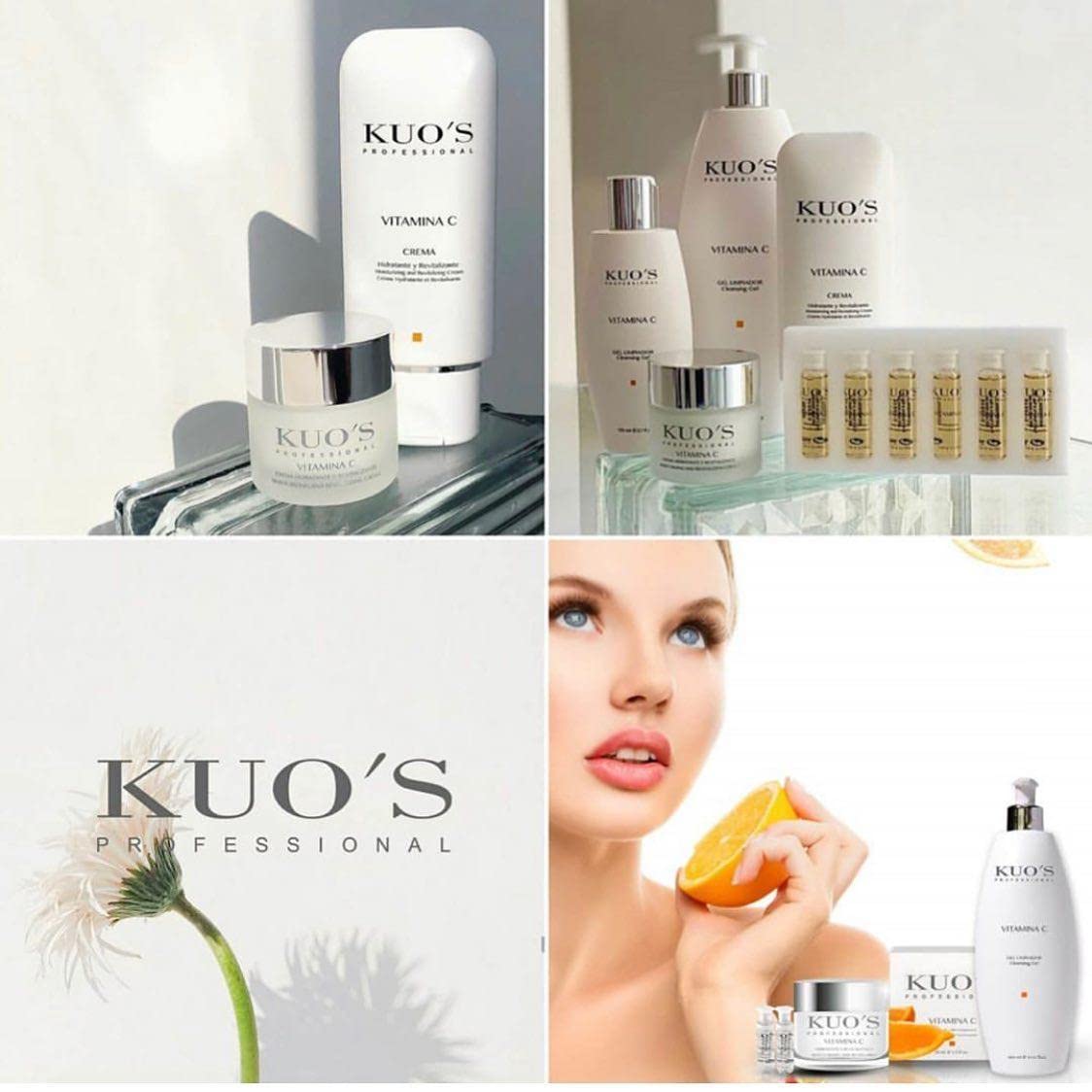 Vitamina C. Hyaluronic Acid Mascarilla Facial - KUO'S