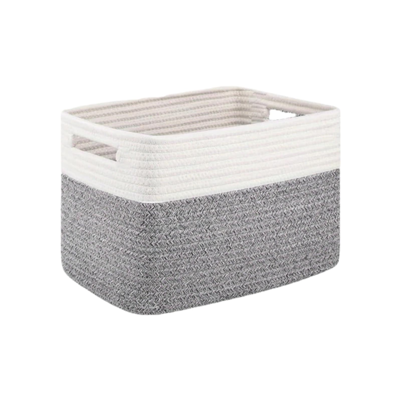 Polyester woven storage basket, bedroom miscellaneous items and dirty laundry storage bin