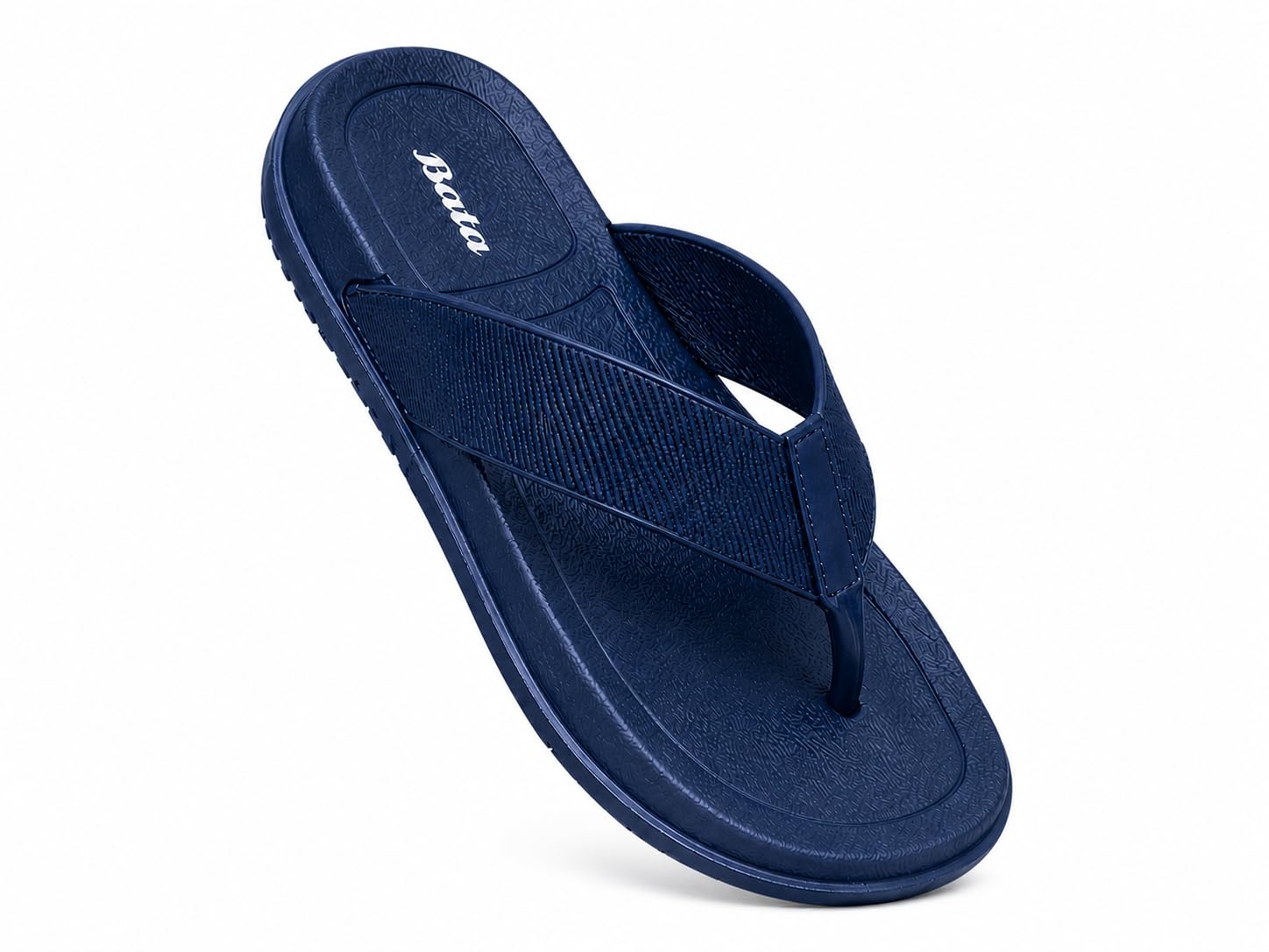 Men's Slipper Flip Flops with Cushioned Footbed (Blue, UK Footwear Size System, Adult, Men, Numeric, Medium, 9)-image-3