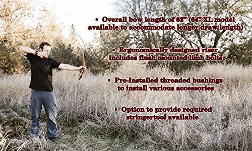 image for Southwest Archery Spyder 62 Takedown Recurve Bow - 35R, 35 lb