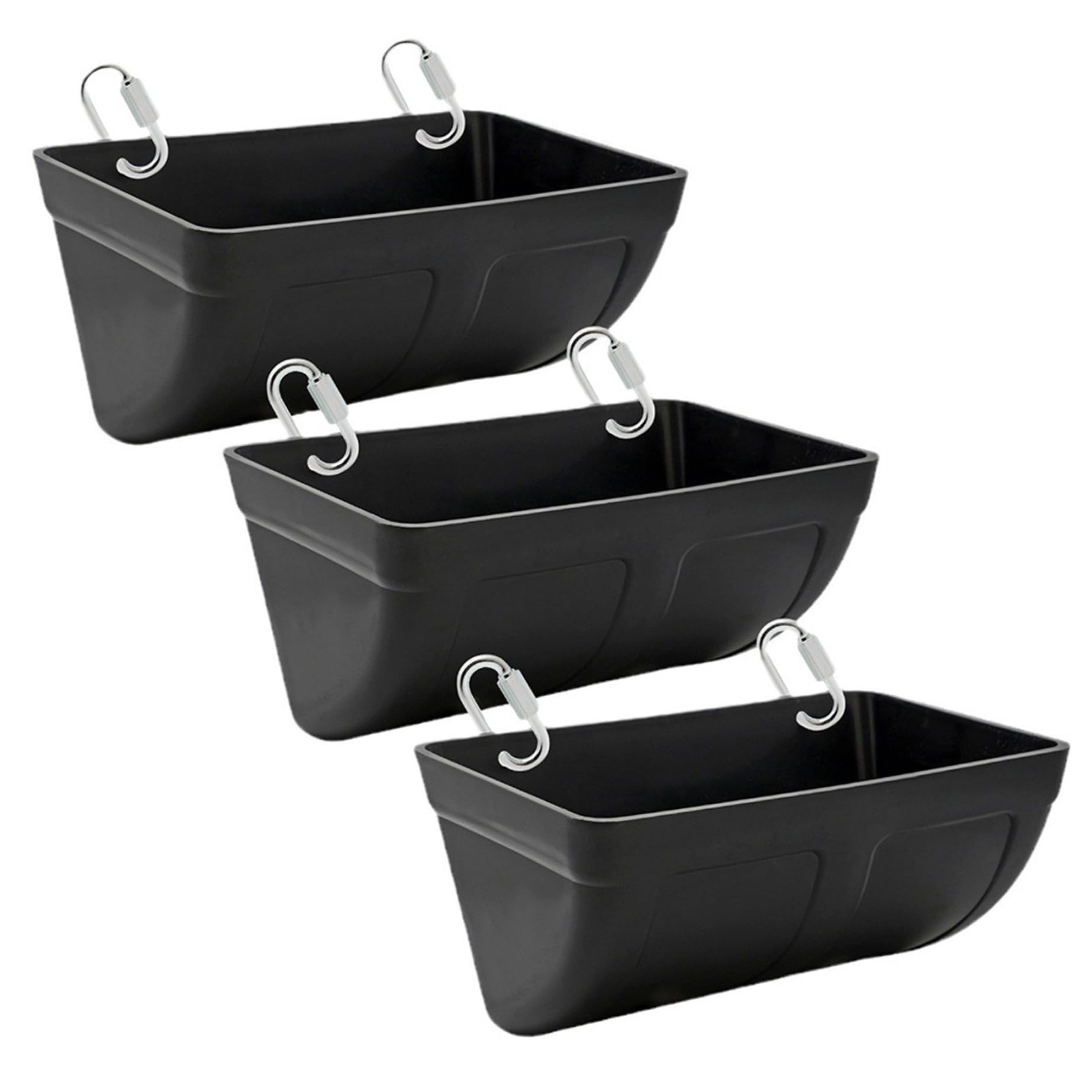 Mangiatoia per Galline da Appendere Mangiatoia per Capre Confezione da 3 per Pollame e Bestiame con Clip e Viti in Plastica Multiuso per Capra/Pollo/Anatra Abbeveratoio