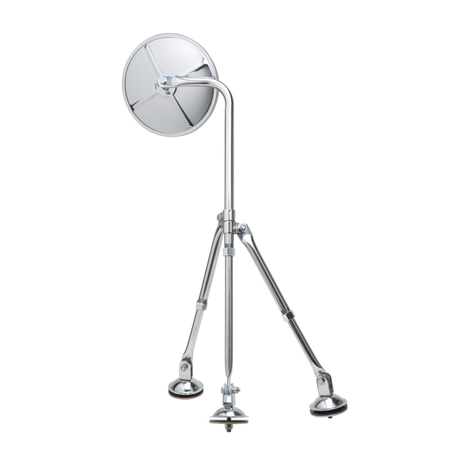 Photo 1 of Fit System TP05 Stainless Steel Short Tripod Assembly Kit with 8-1/2" Convex Mirror