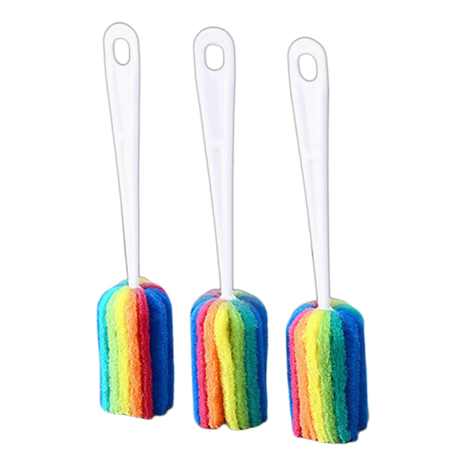 Ergonomic Grip Sponge Cleaner Brush for Complete Cleaning Tall Bottles and Thick Mugs Bottle Brush Cleaning