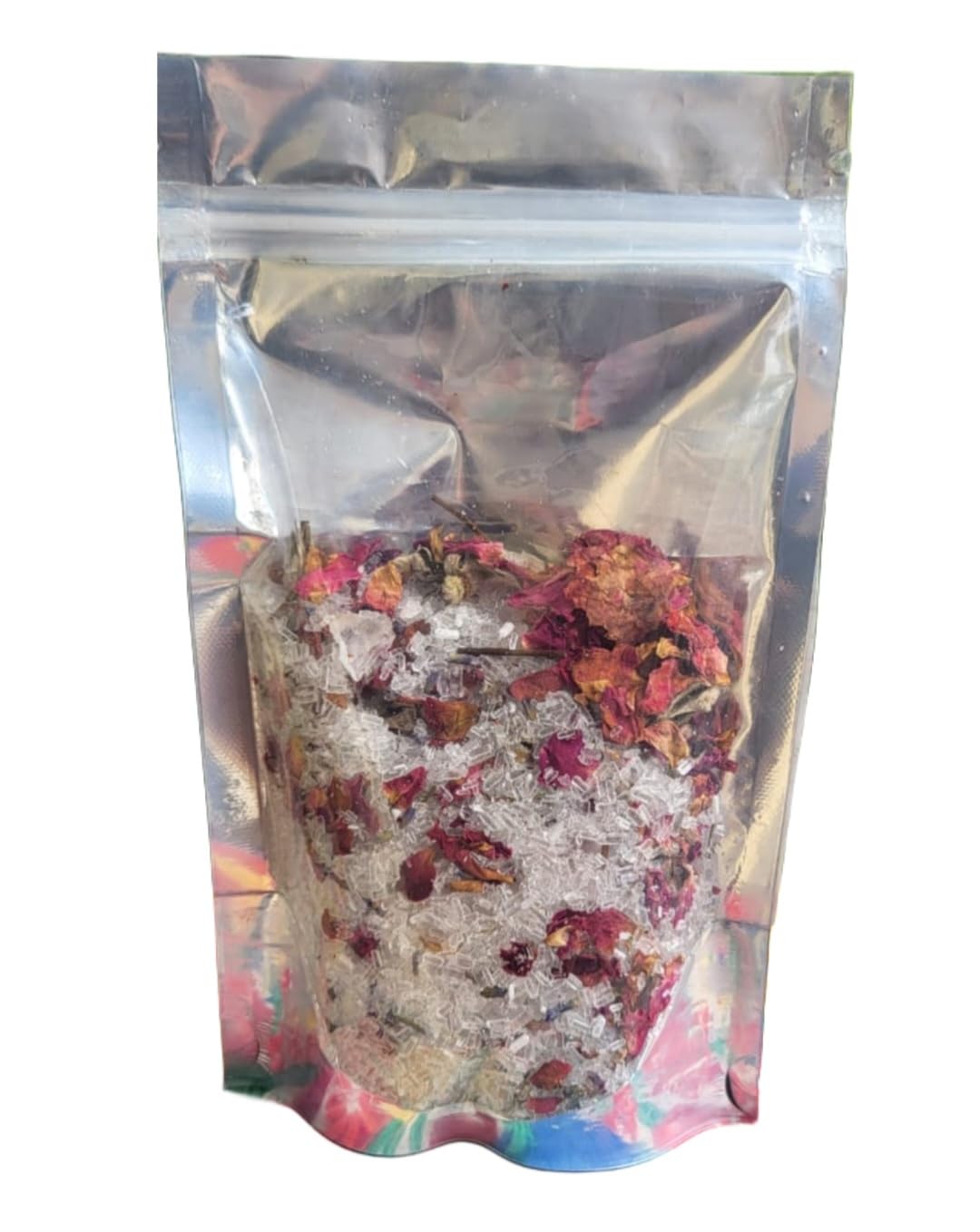 Luxury Bath Salt with Rose Petals, Aromatherapy Spa Crystals-image-38