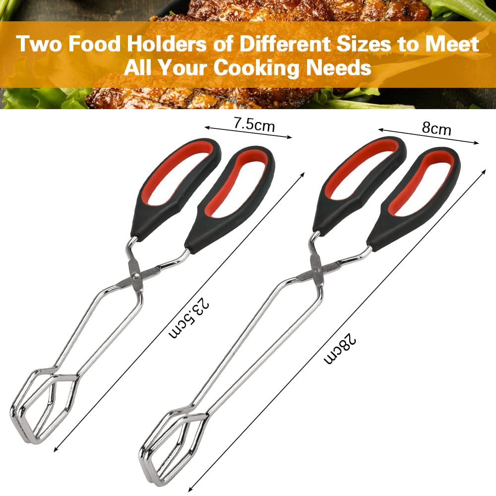 Pinze Da Cucina Cucina Accessori MEYAGOT 4 Pezzi , 30cm Barbecue Pinzette Da Cucina, Pinze Per Cucina, Pinzette Da Cucina In Acciaio Inox Set Di Pinzette Adatte Per Chef, Bistecche, Barbecue, Cucinare