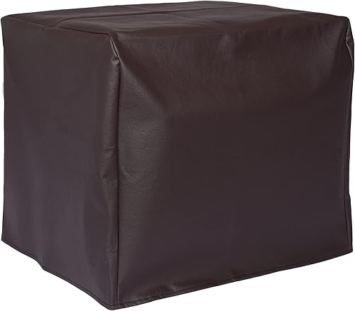 Funda acolchada marrón compatible con freidora de aire Cuisinart horno tostador de convección modelo TOA-65, antiestática, doble costura e