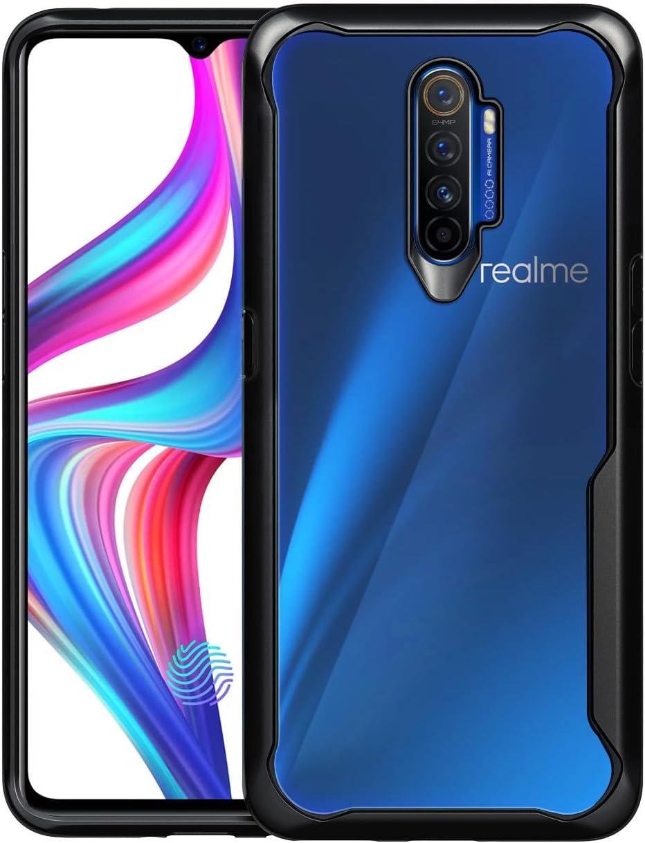 Plus Back Cover for Realme X2 Pro (TPU_Black)