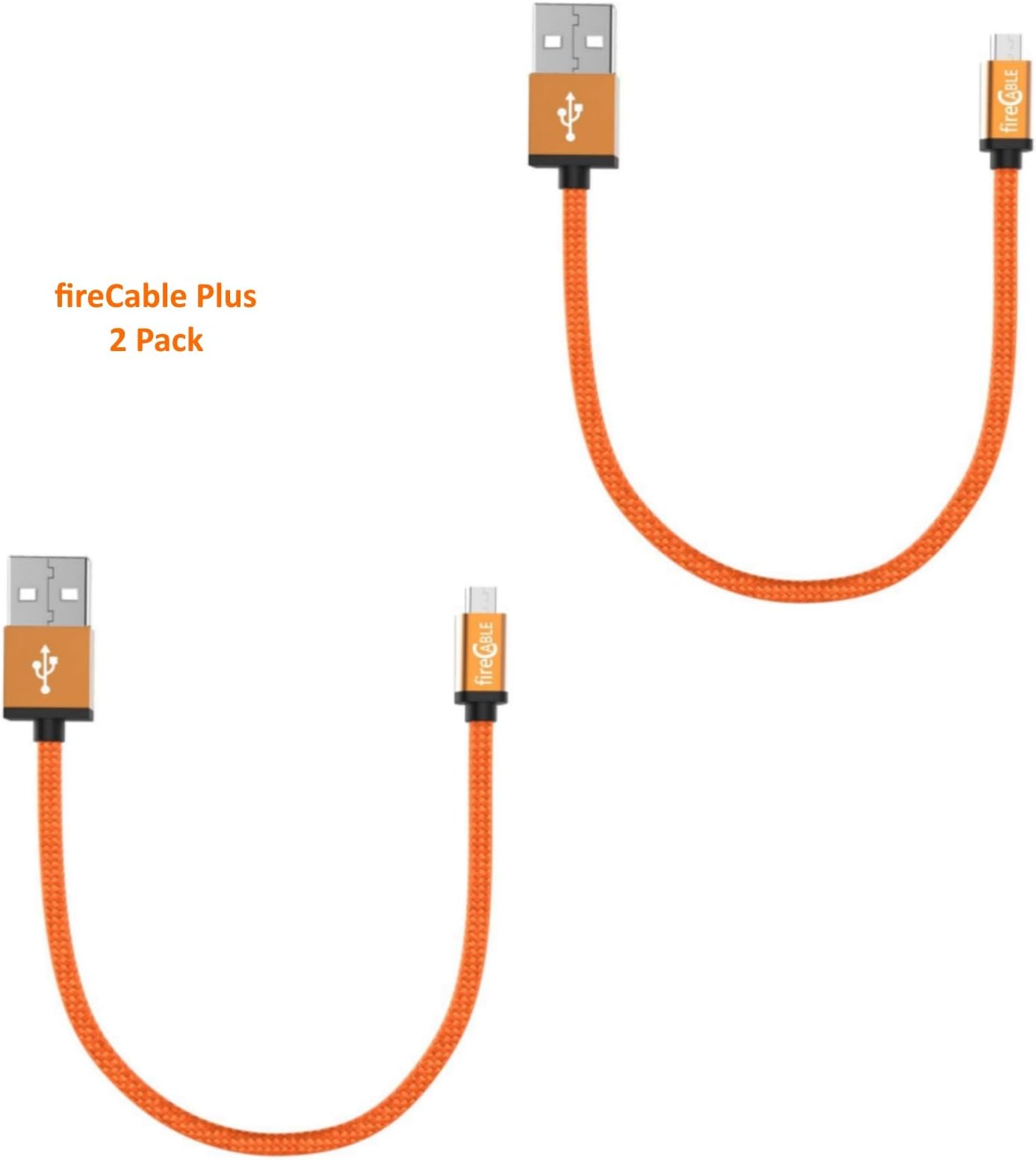 fireCable Plus Heavy Copper USB Power Cable for Streaming Sticks | Powers Device from Your TV's USB Port | Eliminates Hanging Wire Clutter | Perfect for Wall Mounted TVs (2 Pack)