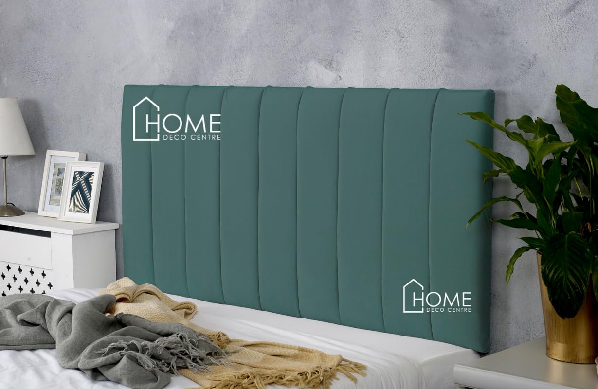 CROWNBEDS Plush Velvet APOLLO Divan Bed Headboard 26 inches high |Headboard| Divan bed| Plush Velvet |Thick Padding|