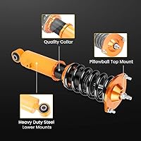 Vista 5 de Coilovers para 89-05 Mazda Miata MX5 MX-5 NA NB, espirales de suspensión de amortiguadores