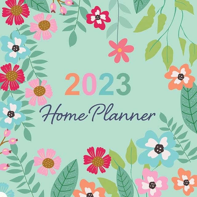 2023 Home Planner Square Hanging Wall Calendar - No Plastic - 12" x 12" Planner, Organiser, Home, Household, Family, Schedule, Agenda, Gift