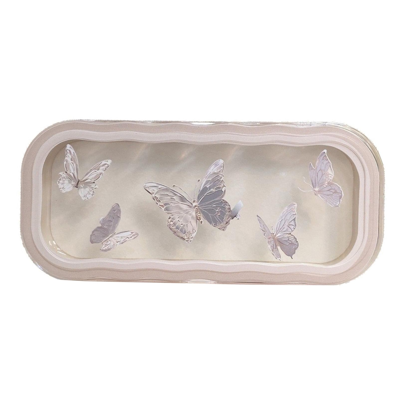 Ulijth Boys Butterfly Elegant Sunglass Case Flower Bows For Girls Lightweight Shades Organizers Protective Bag Storage