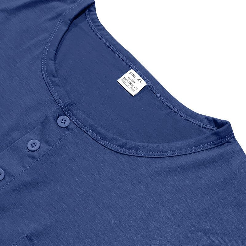 Men's Henley Shirts Long Sleeve Button T-Shirt Fashion Casual Slim Fit Tees with Pocket4