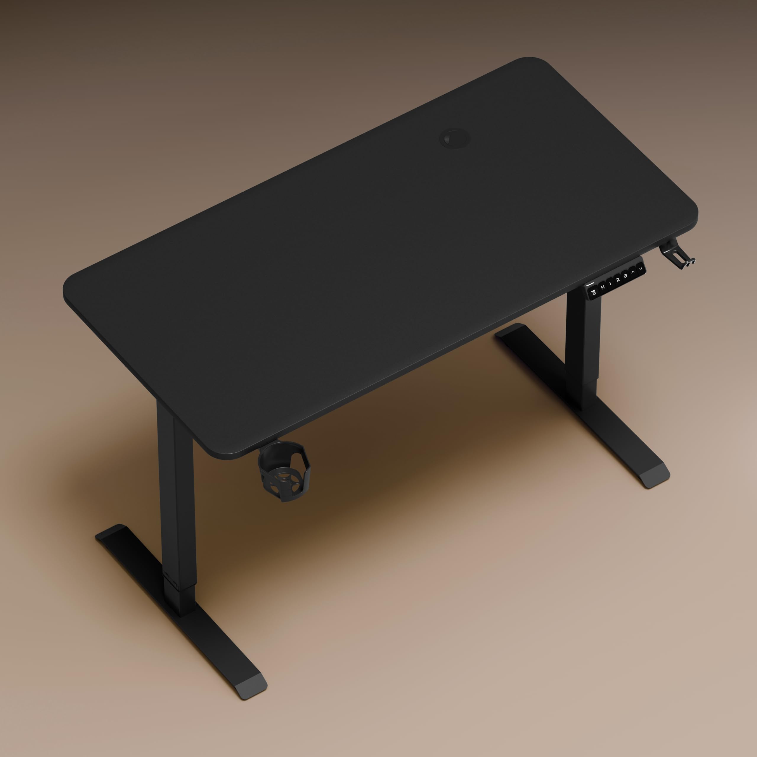 Neurac Velocity Electric Height Adjustable Desk with one Piece Top | 80 Kg Weight Capacity | 5 Year Warranty | Sit-Stand Table | 3 Memory Preset (Matt Black, 60, Centimeters, 100, Centimeters)-image-21