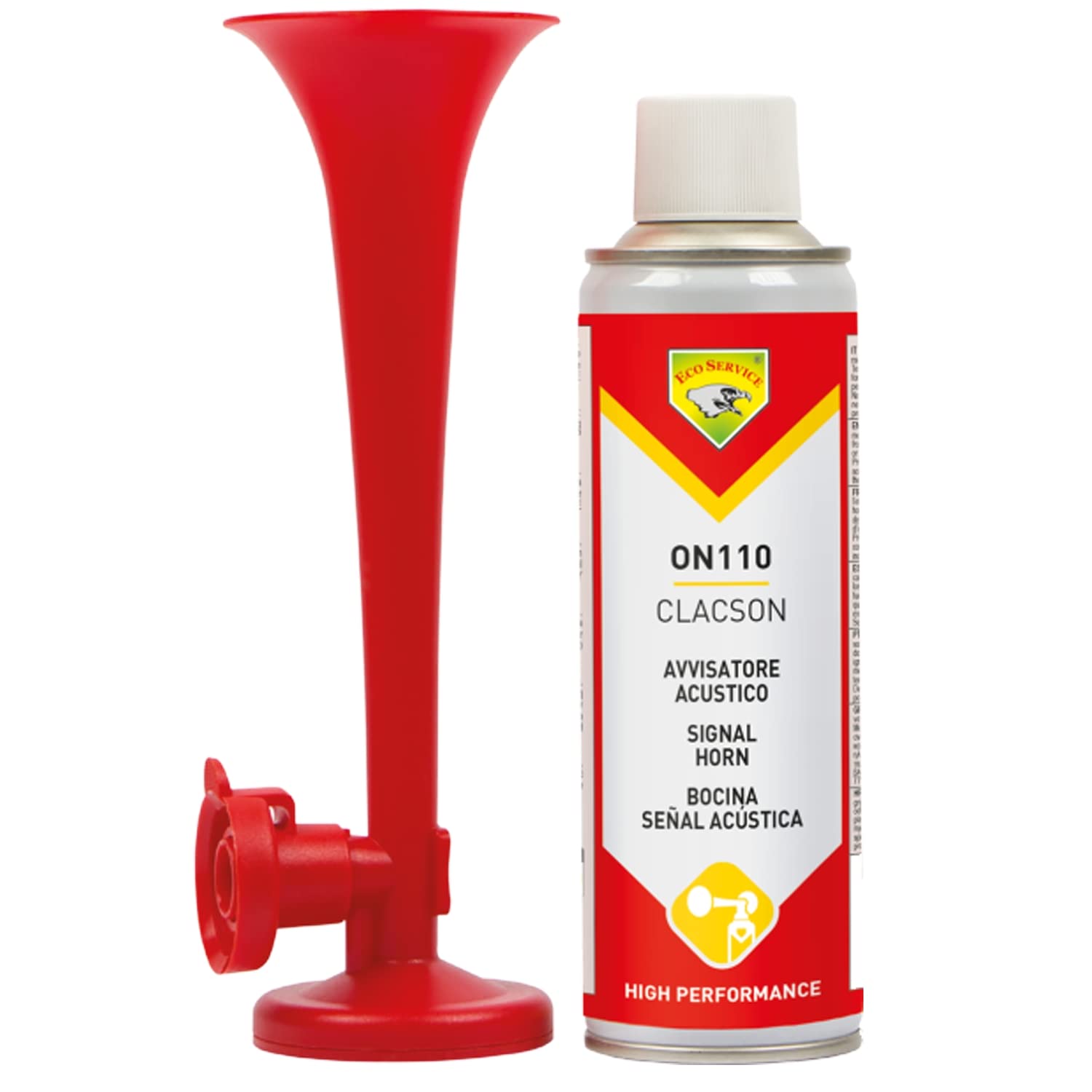 Tromba avvisatore acustico a gas Spray Clacson 300ml