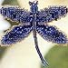 Rainbow Dragonfly Beaded Counted Cross Stitch Ornament Kit Mill Hill 2000 Spring Bouquet MHDF4