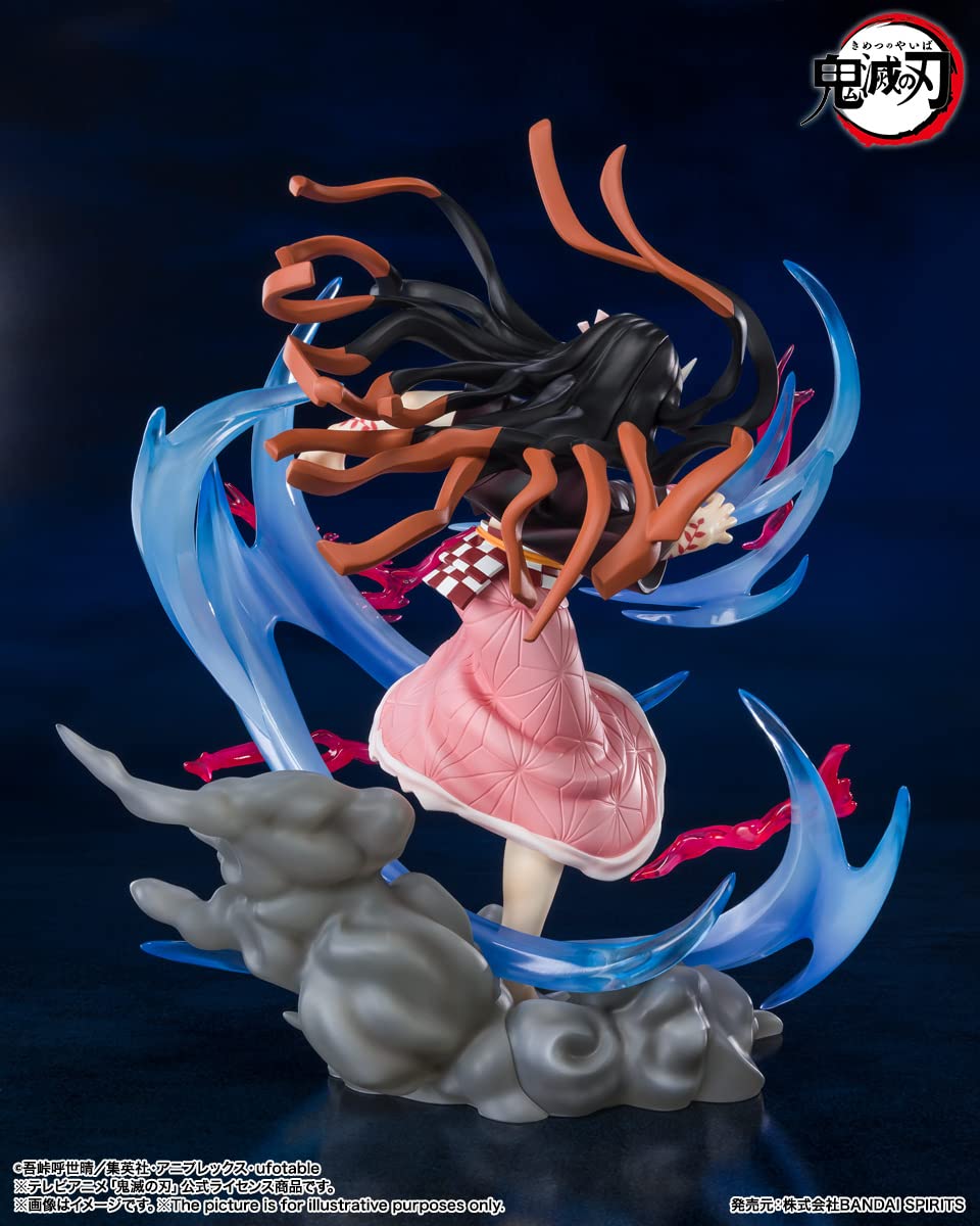 BANDAI Spirits Tamashi Nations - Demon Slayer : Kimetsu no Yaiba - Nezuko Kamado - Demon Form Advancing Ver FiguartsZERO Statue de Collection