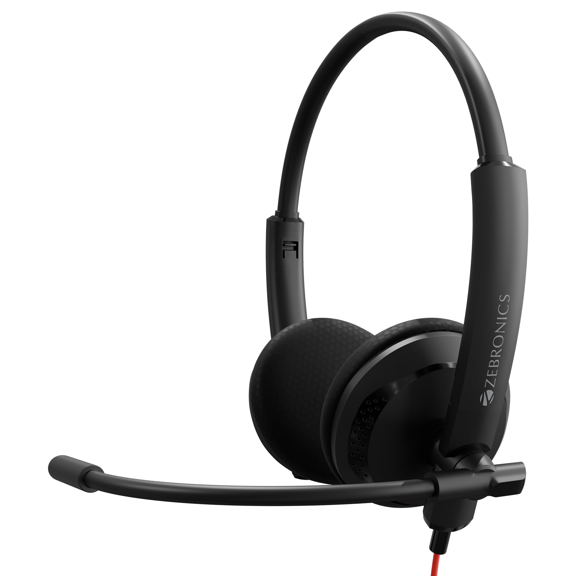 Zebronics USB Wired Headphones, 27mm Drivers, Adjustable Mic, 1.8m Cable, Adjustable Headband, Volume Control, Compatible with Laptop/PC (VCX 100) — Amazon image 11