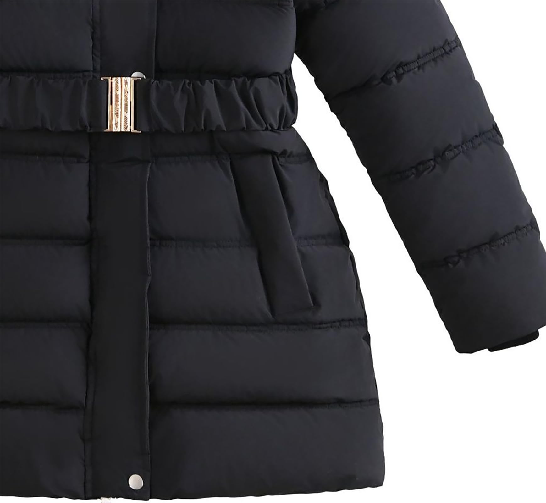 Cappotto da ragazza, piumino per bambini, caldo, giacca per bambini, invernale, spessa, con cappuccio, parka