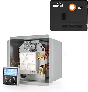 Hillhub RV Tankless Water Heater Black Door