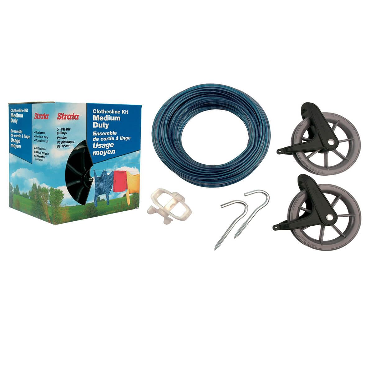 Ben-Mor Multicolor Tv122691 Medium Duty Clothesline Kit
