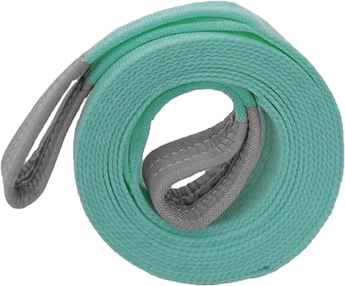 Badem10 Yük Kaldırma Taşıma İndirme Halat Sapan Polyester Spanzet 2 Ton 6 Metre Turkuaz Sağlam