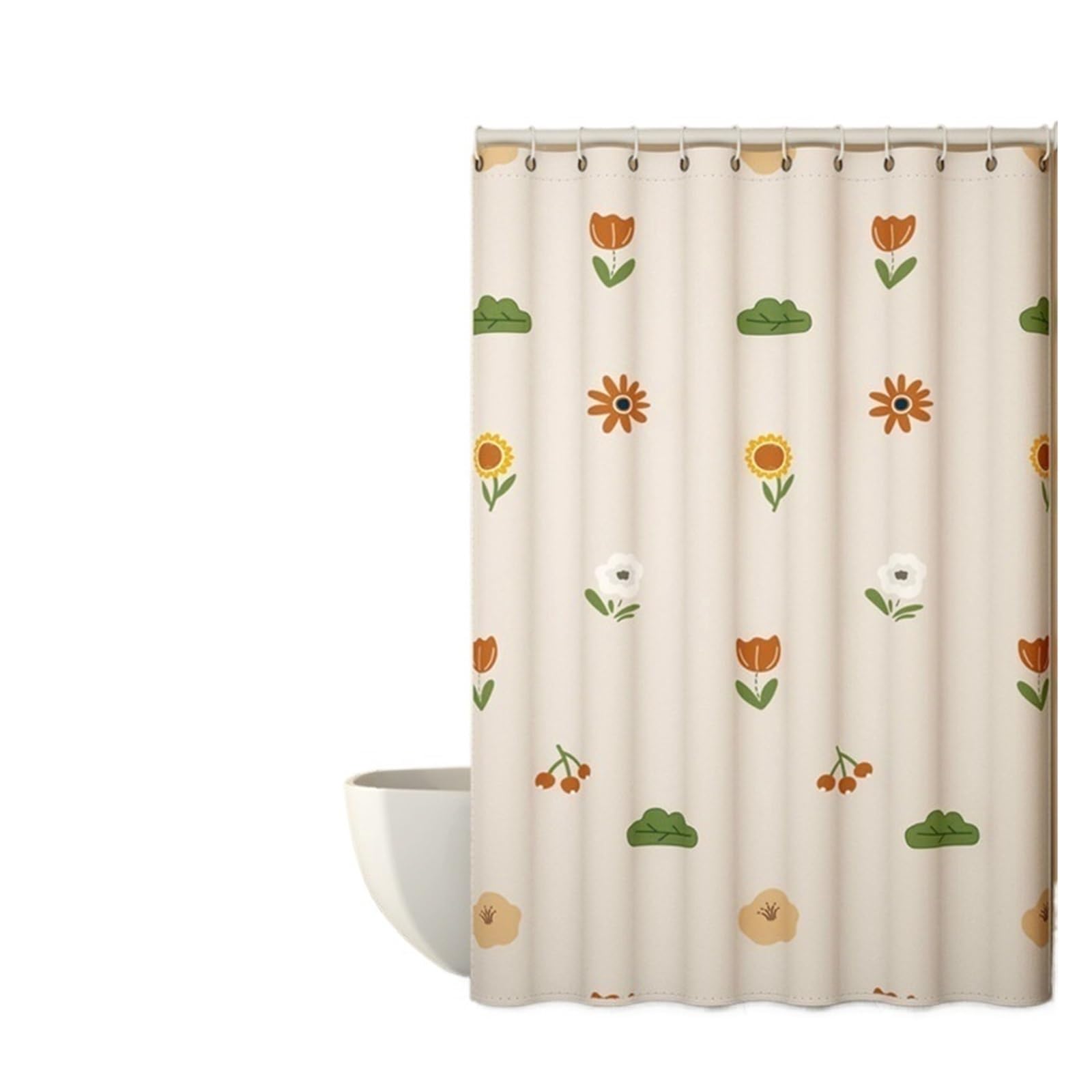 Lnnxsz Color 2 Shower Curtain Bathroom Shower Curtain Toilet Tarp Mould-Proof(,180Cm 180Cm)