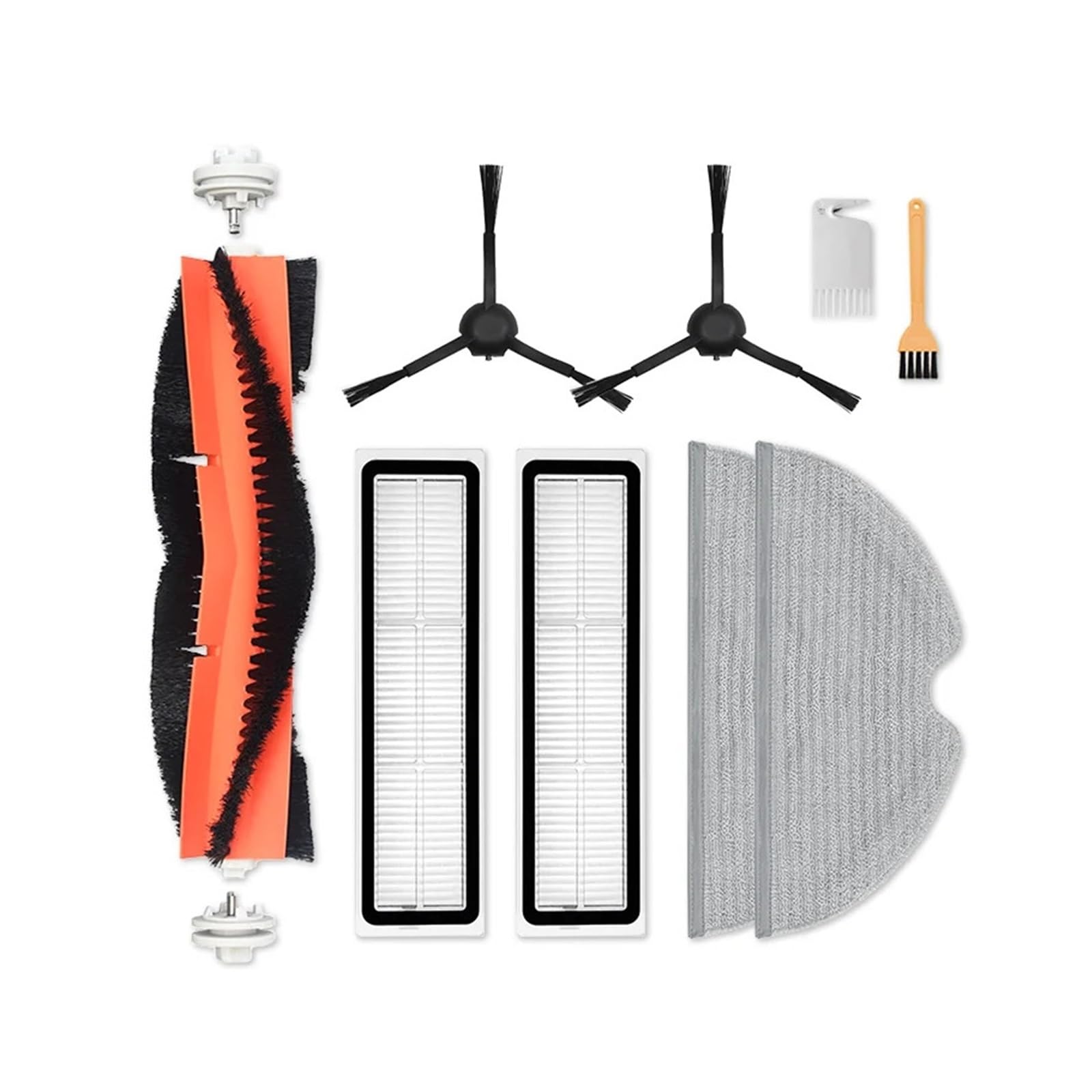 Kicici Brush Mop Cloths Hepa Filter Compatible With Xiaomi Dreame D9 Bot L10 Pro Compatible With TROUVER LDS Finder Robot Vacuum Cleaner Accessories(SMT659)