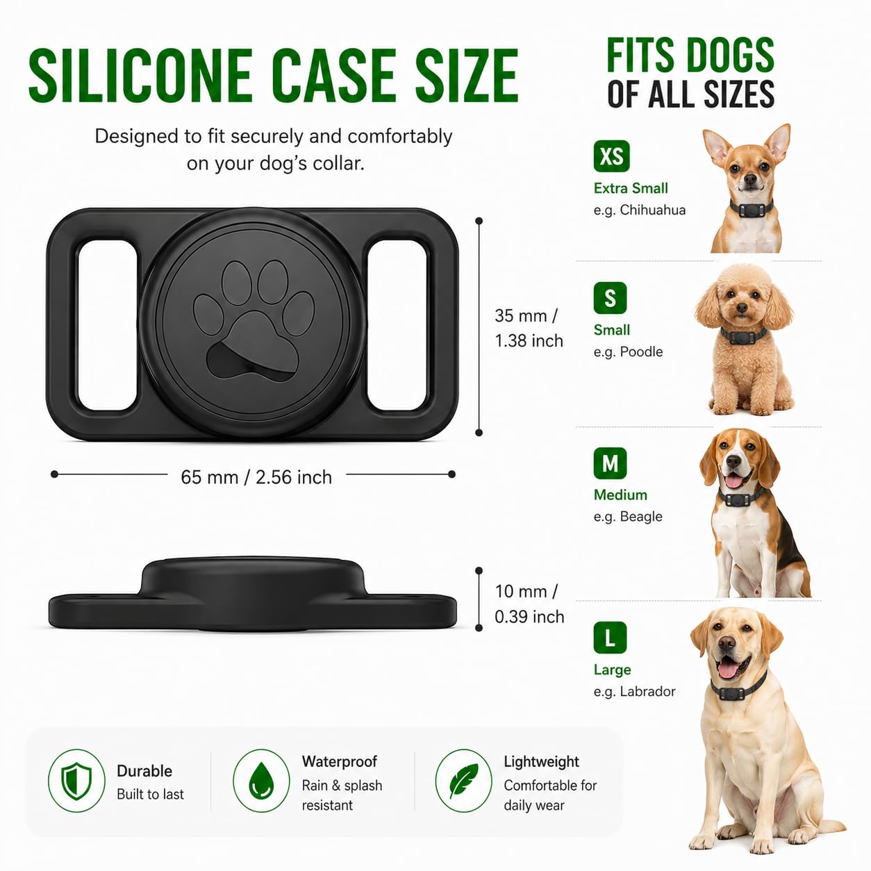 Pet Tracker,GPS Collar for Dogs (iOS Only) Smart tag,Waterproof Compatible with Apple Find My,No Monthly Fee,Advanced Tracking Solution Smart Collar for Pet Safety Ideal Small Large Dogs - image 8