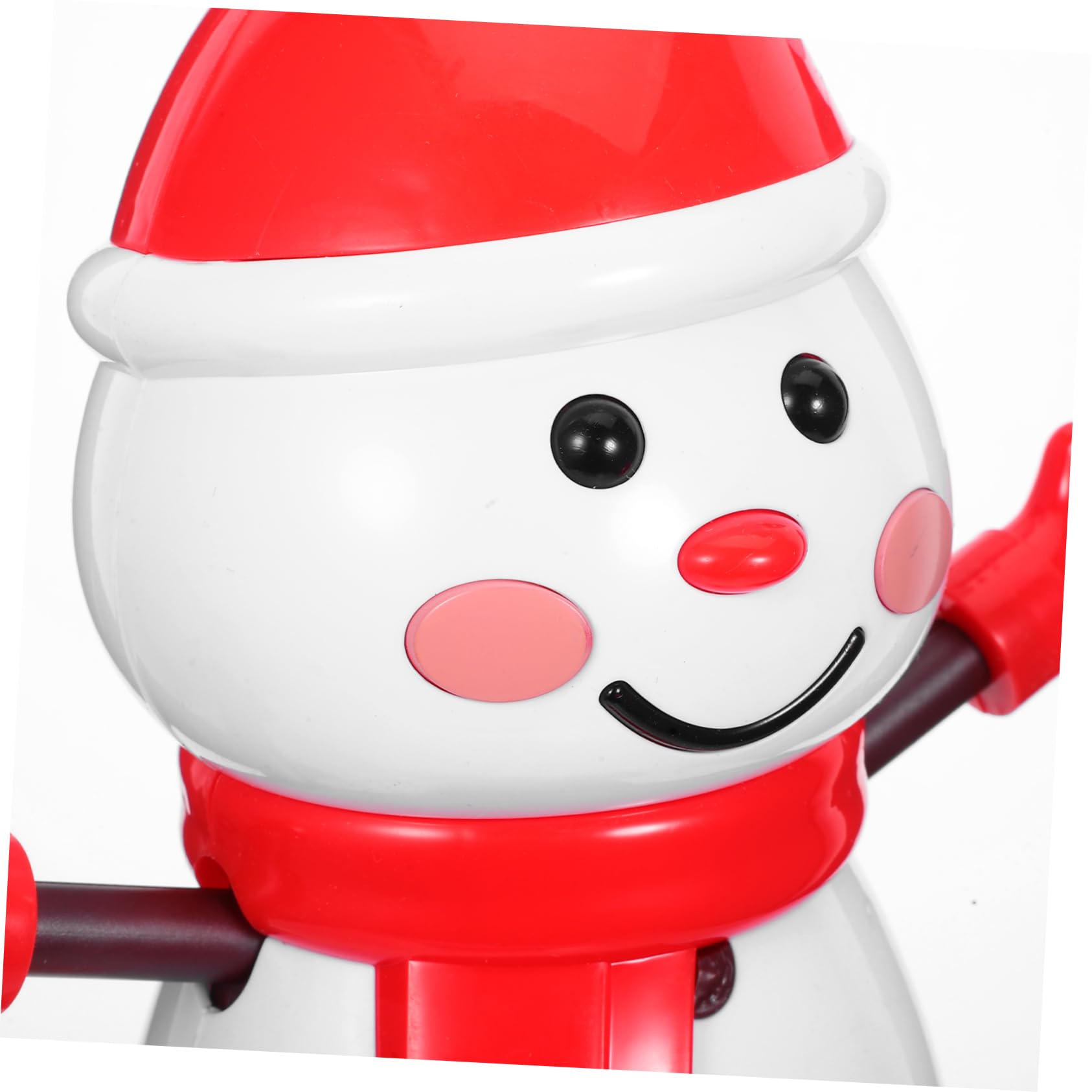 Mikikit Muñeco Eléctrico De Baile Figura Navideña Música y Baile Adorno De Invierno para Oficina y Hogar