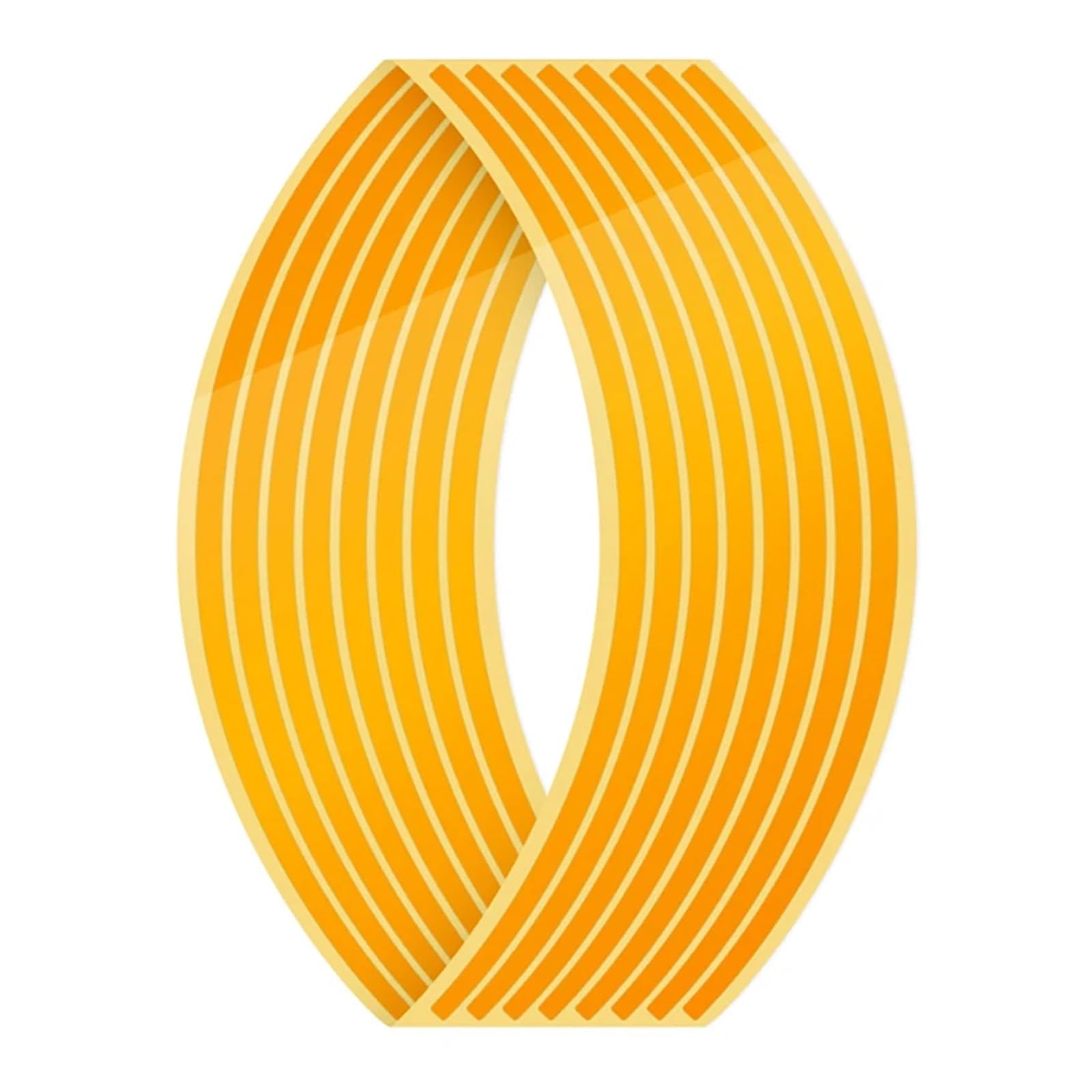 Hub Decals Rim for Ya&maha for MT07 1set of 16pcs Wheel Sticker Reflective Rim Stripe Tape Bike Motorcycle Stickers Stripe Tape(Gold)