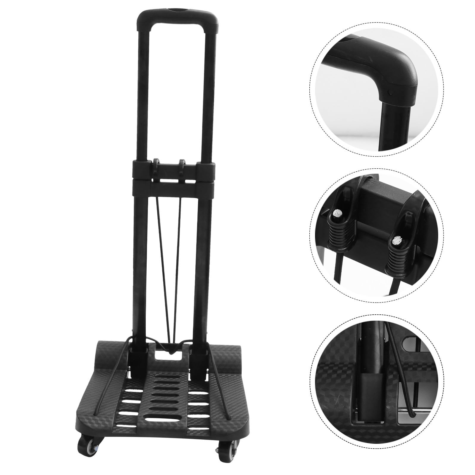 Aleación de Aluminio Carrito Plegable Portátil para Equipaje y Compras