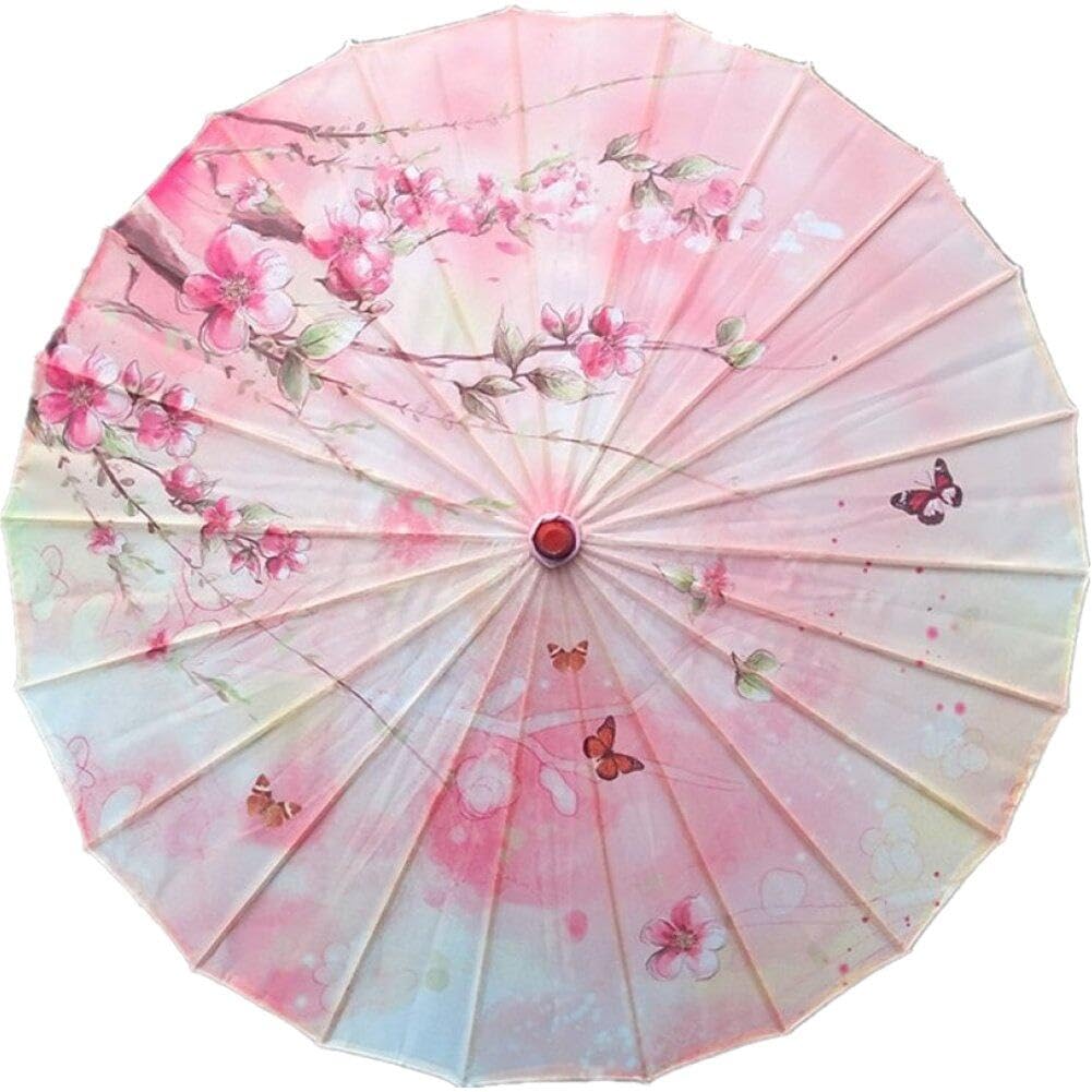 Stakee Silk Cloth Japanese Classical Umbrella Art Oil Paper Painted Chinese Traditional Umbrella Dance Umbrella Cosplay Photo Prop