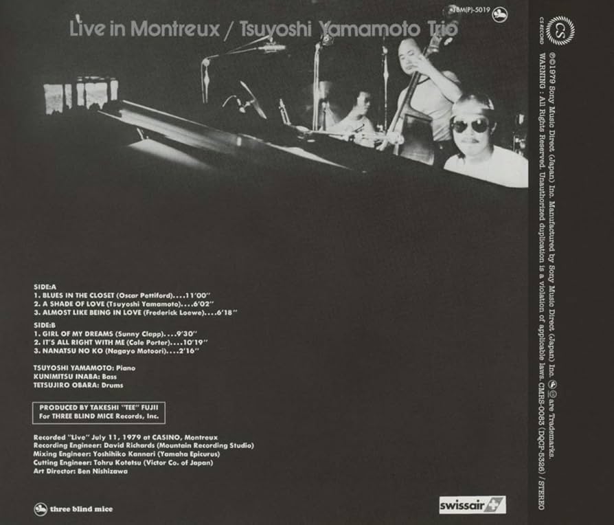 Amazon | ライブ・イン・モントルー | 山本剛トリオ | J-ジャズ