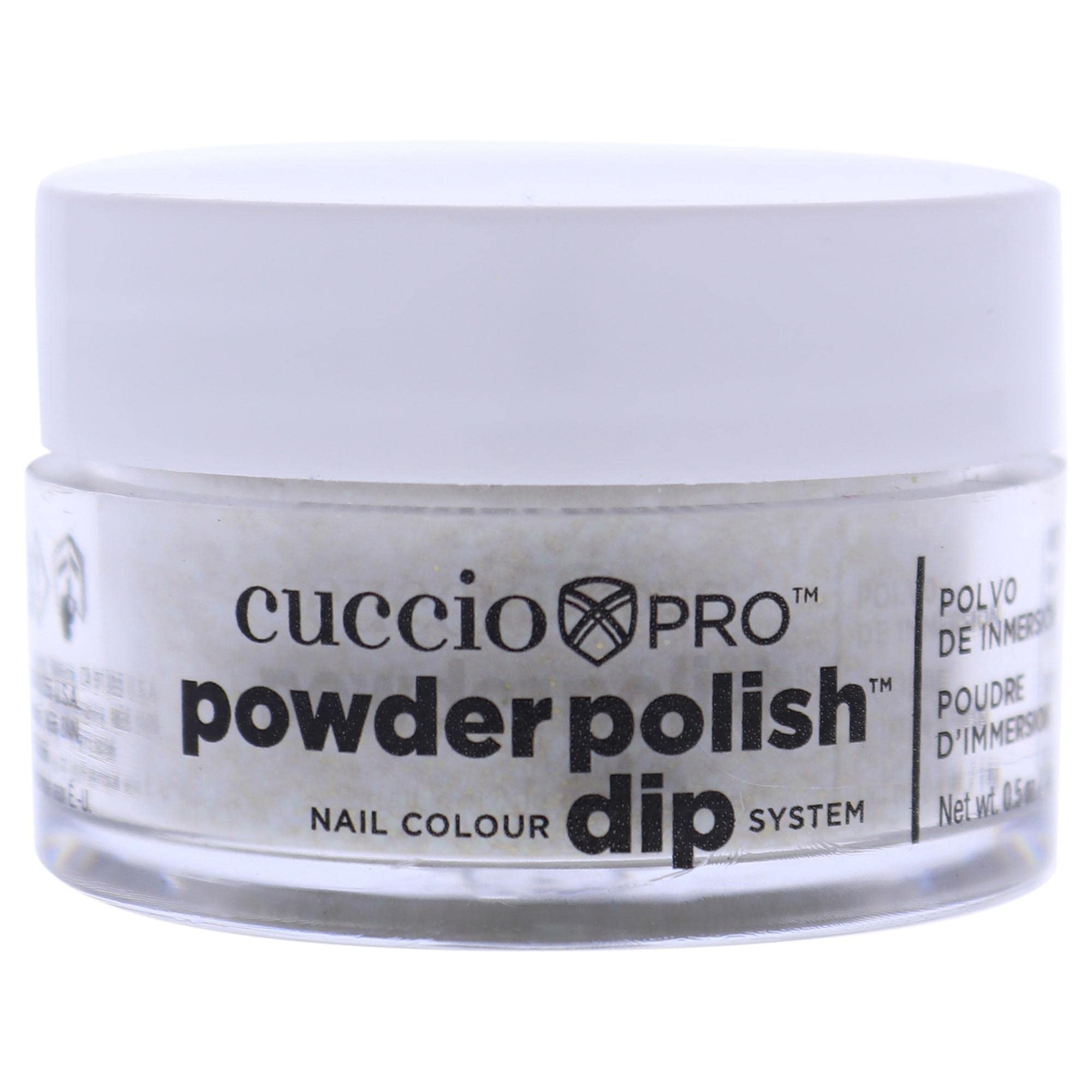 Cuccio Pro Powder Polish - Nail Dip System - Gold Glitter 14g