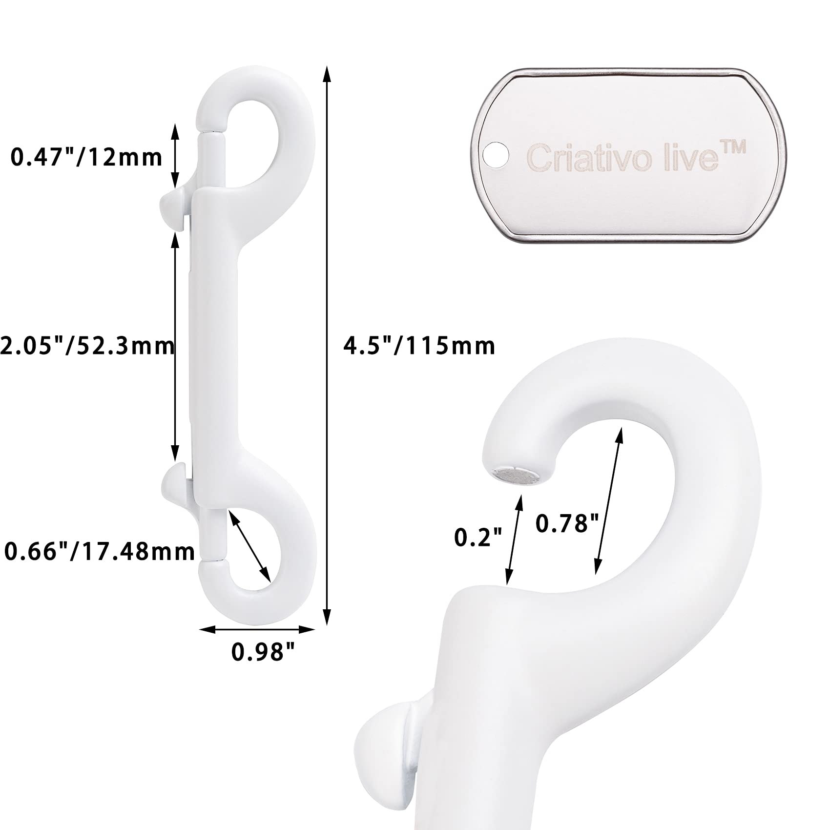 XS Scuba - Cool Stuff - Clips & Retractors - Locking Gear Retractor - Scuba and Snorkel Diving