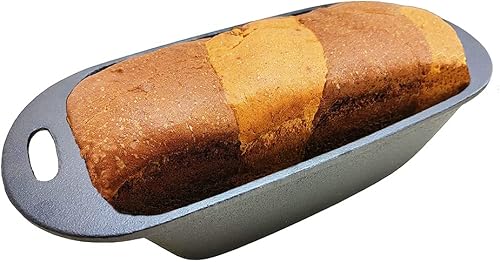 Miniatura 6 de HAWOK Molde de hierro fundido para pan, paquete de 2