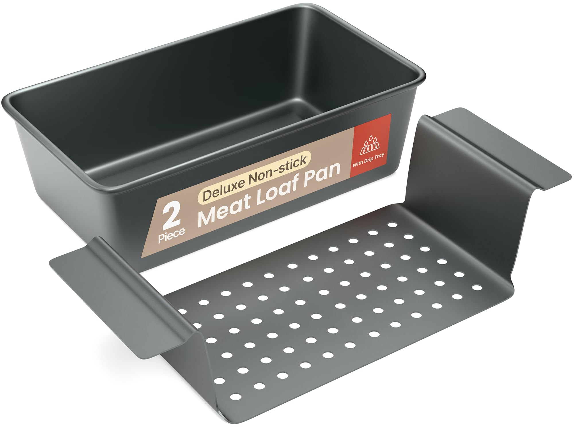 Meatloaf Pan with Drain Tray