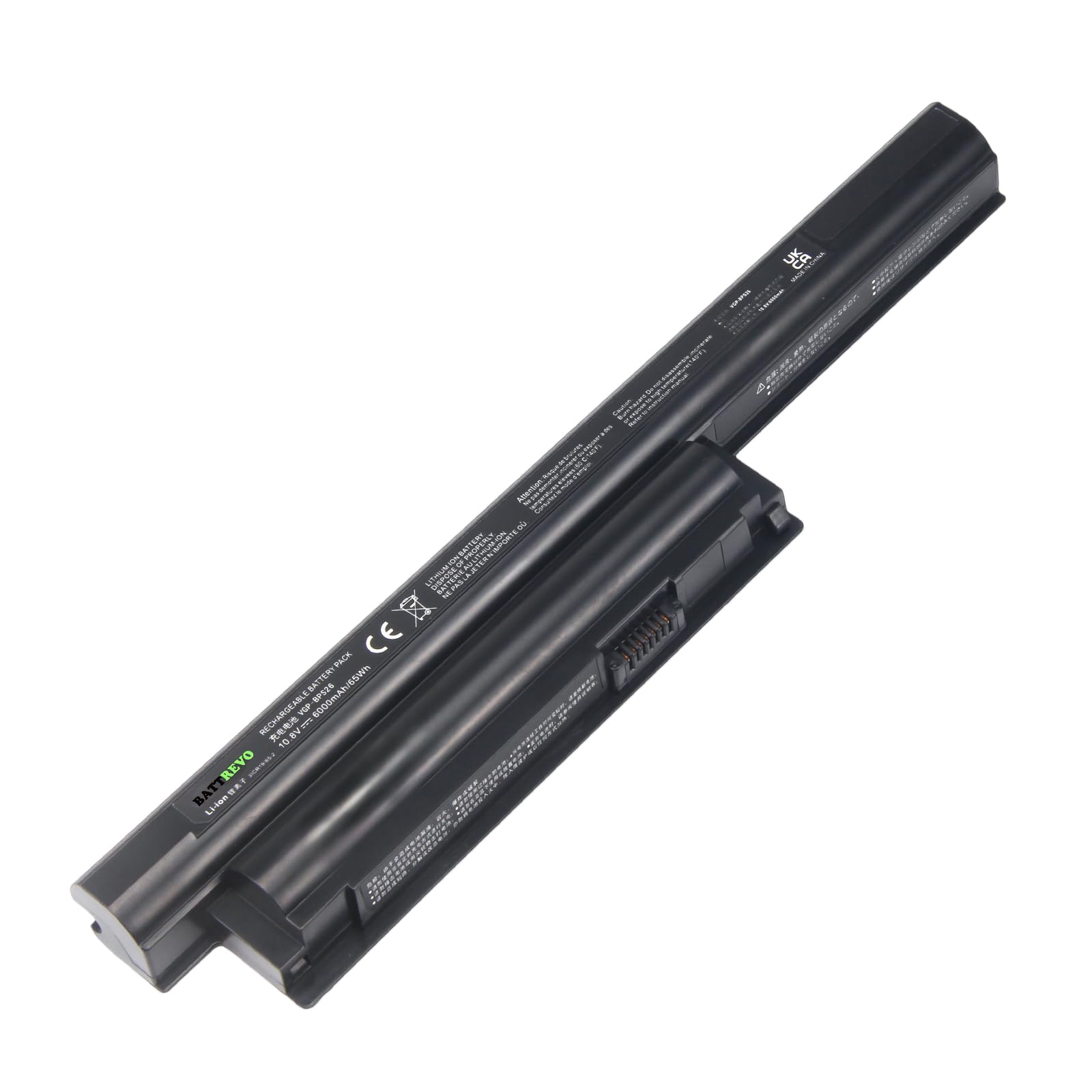 Batterie d'ordinateur Portable 65Wh/6000mAh VGP-BPS26 VGP-BPL26 VGP-BPS26A VGP-BPS26S pour Sony Vaio SVE151J11M SVE151J13M PCG-71811M PCG-71911M PCG-91211M PCG-61714M PCG-61813L PCG-71614M