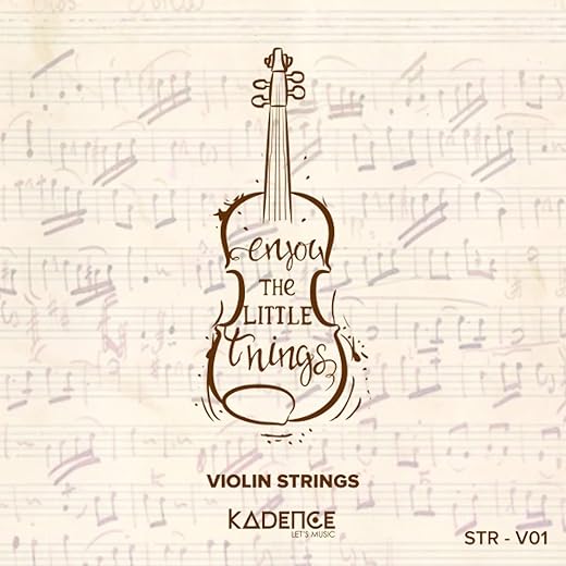 Kadence Violin String Set Medium Tension