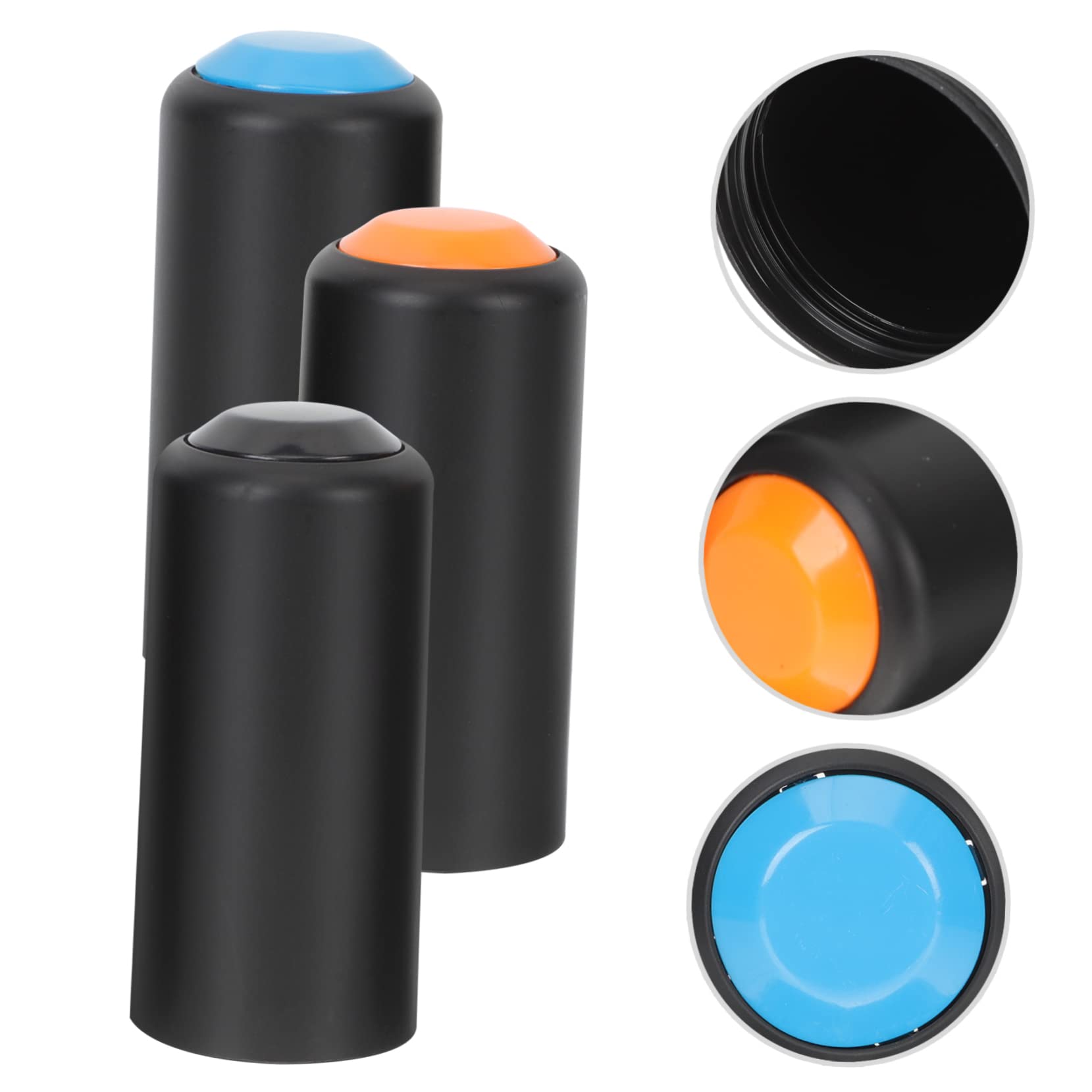 3pièces Capuchons De Batterie Microphone Durable Couvertures De Batterie Pour Microphone Compatible Avec Identification Facile
