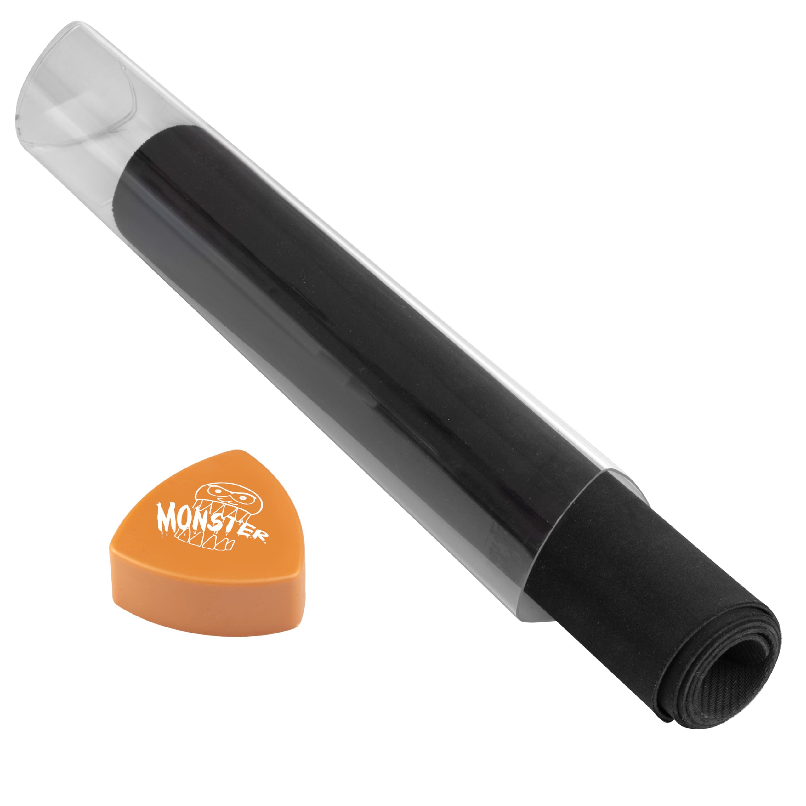 Playmat Tube - Monster Protectors Prism-Shaped Play Mat Tube (złoty) - Won't Roll , Easy in and Out Design