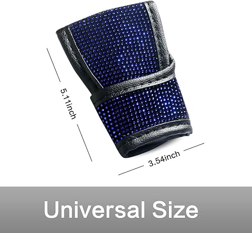 Miniatura 3 de Funda para palanca de cambios de automóvil, cubierta brillante para pomo de palanca de cambios de automóvil, protector de palanca de cambios de