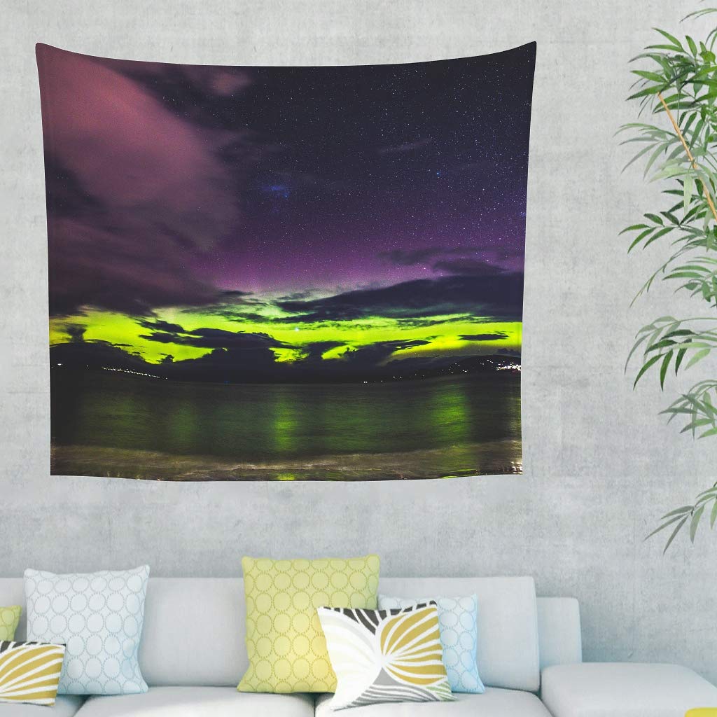 hfrhkudl Starry Sky Popular Handicrafts Tapestries Bedspread Picnic Bedsheet Blanket with Wall Art Wall Decor for Living Room Bedroom Dorm Decor Starry Sky White 40x59inch