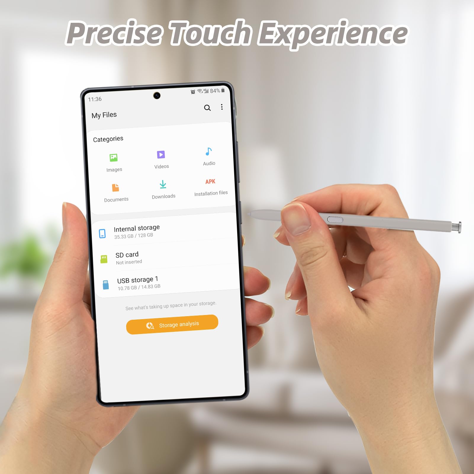 SPen Stylet de Rechange pour Galaxy S25 Ultra Compatible avec Samsung Galaxy S25 Ultra EJ-PS938 sans Stylo Graphique Bluetooth (Gris)