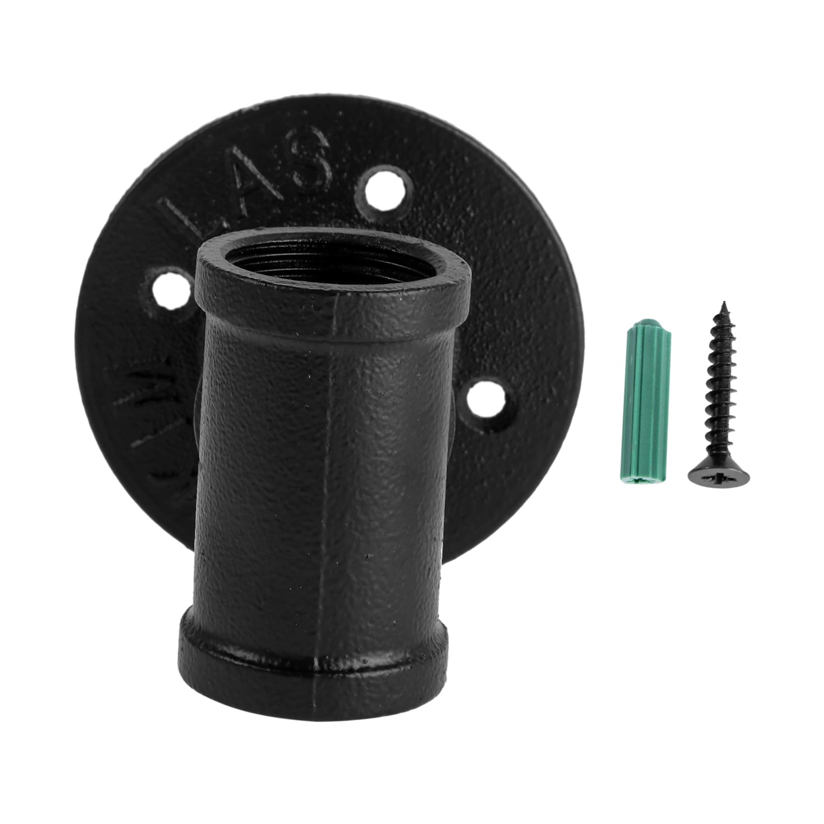 GRIRIW 1Pc Wall Mounted Wine Bottle Rack Black Wine Holder for Home Bar Kitchen Stylish Decorative Storage for Wine Display Easy Installation Included