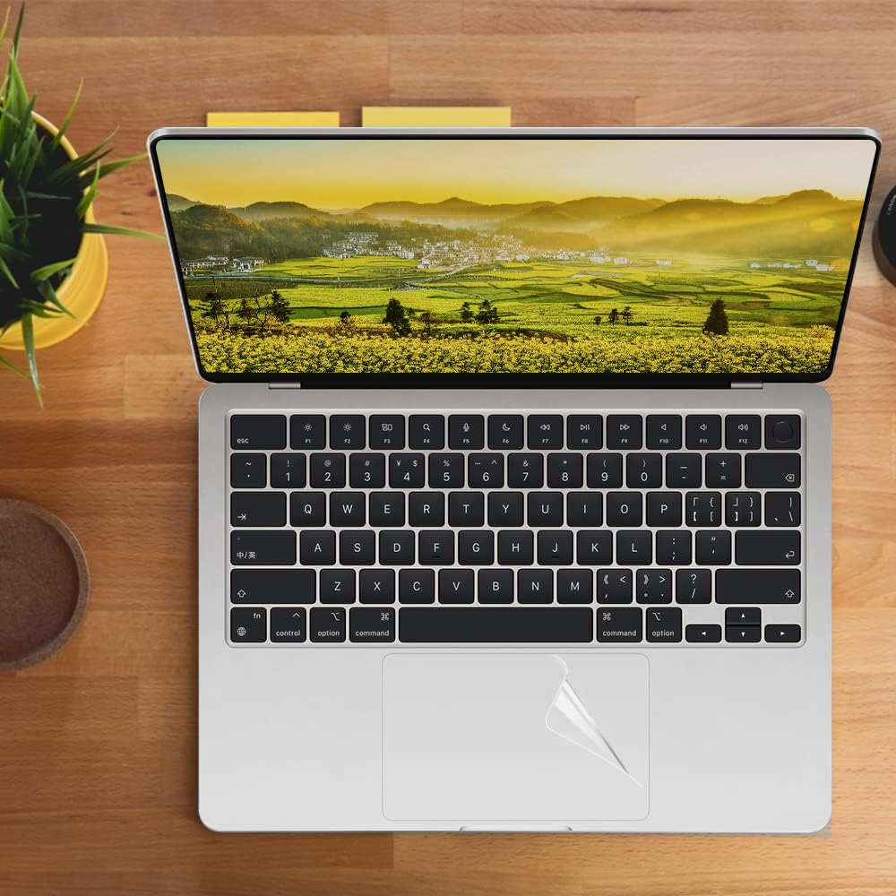 Lot de 2 coques mates pour pavé tactile pour MacBook Pro 16" 2024 avec puce M4 A3186 A3403 givré et anti-poussière (pour pro 16")