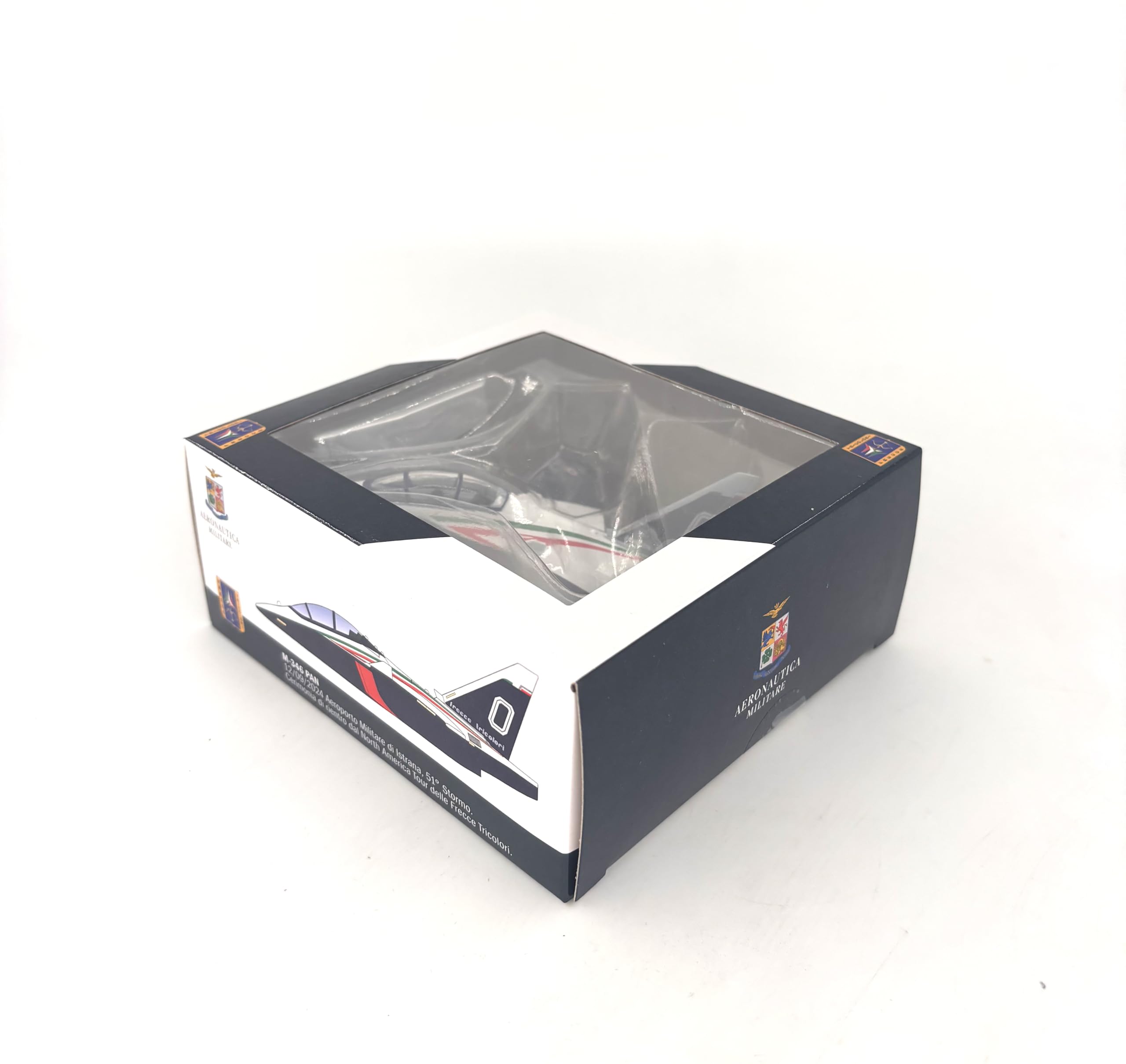 Italeri 48267 M-346 PAN Pony 0 nuovo aereo destinato a Frecce Tricolori (presentazione del 12 Settembre 2024), Scala 1:100, Die Cast Model/Modello in metallo montato