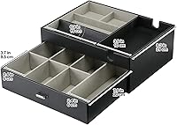 Vista 6 de ProCase Paquete de joyero con bandeja de valet de doble capa