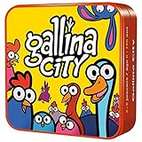 A partir de 6 años Asmodee – jp52 – Juego de salón – gallina City